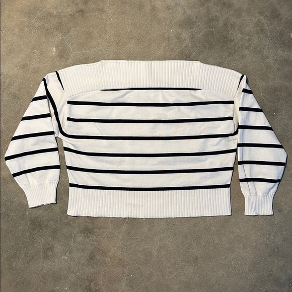 Marella Doll Striped Crop Sweater - Picture 9 of 14